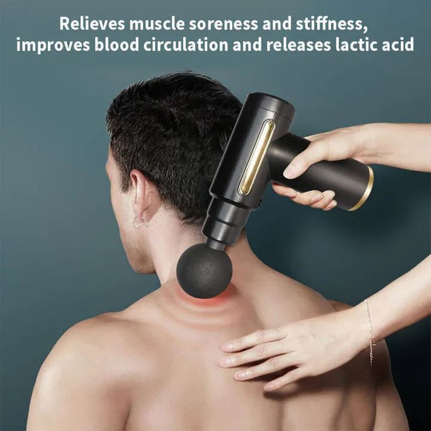 "Ultra Compact Massage Gun – Relieves Tension, Boosts Recovery"